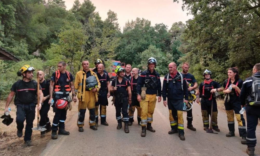 Φωτιά στην Αττική – Στη μάχη και οι Γάλλοι πυροσβέστες